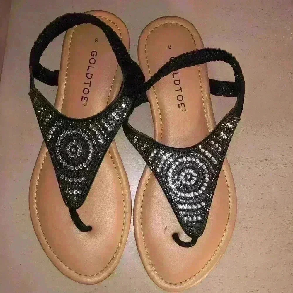 Goldtoe beautiful sandal size 8 - Picture 3 of 4